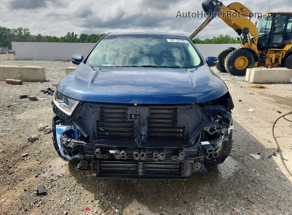 2FMPK3J90HBB15534 2017 FORD EDGE Blue Vista frontal