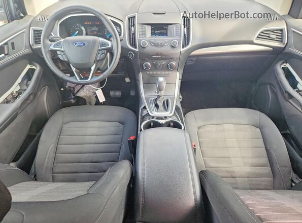 2FMPK3J90HBB15534 2017 FORD EDGE Blue Vista del salpicadero