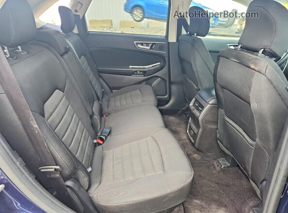 2FMPK3J90HBB15534 2017 FORD EDGE Blue Vista interior trasera