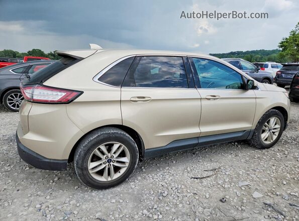 2FMPK3J90HBB45357 2017 FORD EDGE Gold Задня права чверть