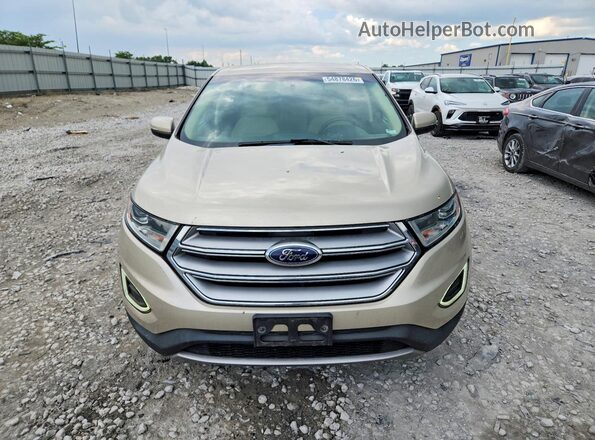 2FMPK3J90HBB45357 2017 FORD EDGE Gold Вид спереду