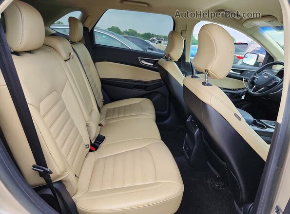 2FMPK3J90HBB45357 2017 FORD EDGE Gold Вид задньої частини салону