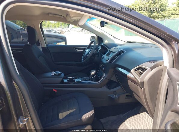 2FMPK3J90JBB62083 2018 FORD EDGE Gray წინა სალონის ხედი