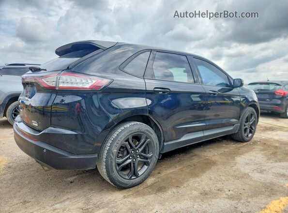 2FMPK3J90JBC23299 2018 FORD EDGE Black Задня права чверть