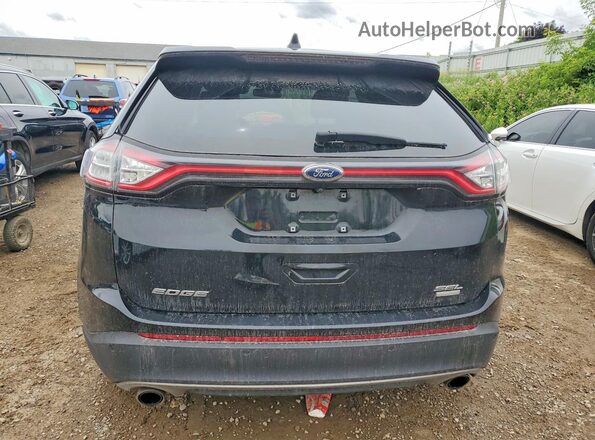 2FMPK3J90JBC23867 2018 FORD EDGE Black Widok z tyłu