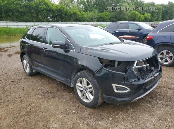 2FMPK3J90JBC23867 2018 FORD EDGE Black Przód prawy