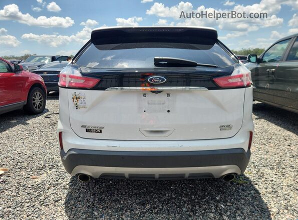2FMPK3J90KBB19803 2019 FORD EDGE White უკანა ხედი