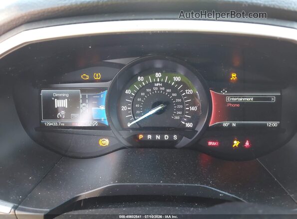 2FMPK3J90KBC15303 2019 FORD EDGE Gray Rear seats view