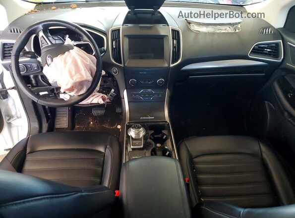 2FMPK3J90KBC45692 2019 FORD EDGE White Առջևի վահանակի տեսք