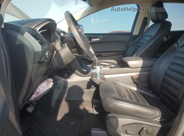2FMPK3J90LBA80406 2020 FORD EDGE Черный Вид салона спереди