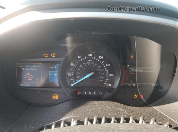 2FMPK3J90LBA80406 2020 FORD EDGE Черный Вид щитка приборов