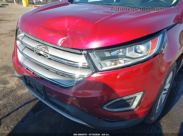 2FMPK3J91GBB19185 2016 FORD EDGE Красный Вид спереди