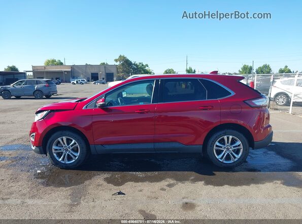 2FMPK3J91GBB19185 2016 FORD EDGE Красный Панорамный вид салона 360°