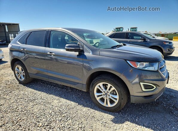 2FMPK3J91GBB53563 2016 FORD EDGE Серый Передняя правая четверть
