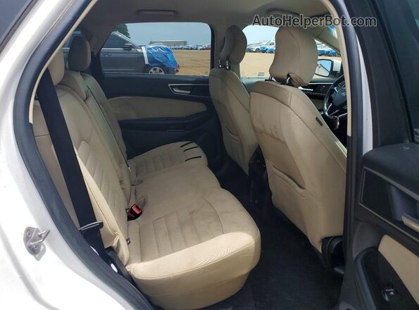 2FMPK3J91GBB78902 2016 FORD EDGE White Rear seats view