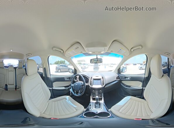 2FMPK3J91GBC06598 2016 FORD EDGE Silver Vista de la etiqueta del VIN