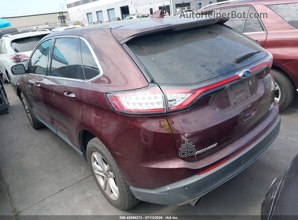 2FMPK3J91HBC09874 2017 FORD EDGE Бордовый Задняя левая четверть