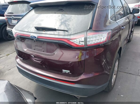 2FMPK3J91HBC09874 2017 FORD EDGE Бордовый 