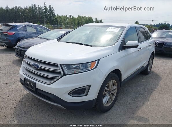 2FMPK3J91HBC27470 2017 FORD EDGE White Vista tres cuartos delantera izquierda