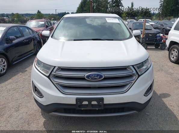 2FMPK3J91HBC27470 2017 FORD EDGE White Vista del cuadro de instrumentos