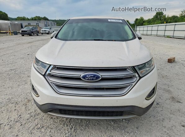 2FMPK3J91HBC43958 2017 FORD EDGE White წინა ხედი