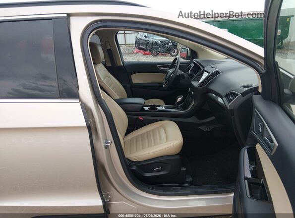 2FMPK3J91JBB09991 2018 FORD EDGE Gold წინა სალონის ხედი