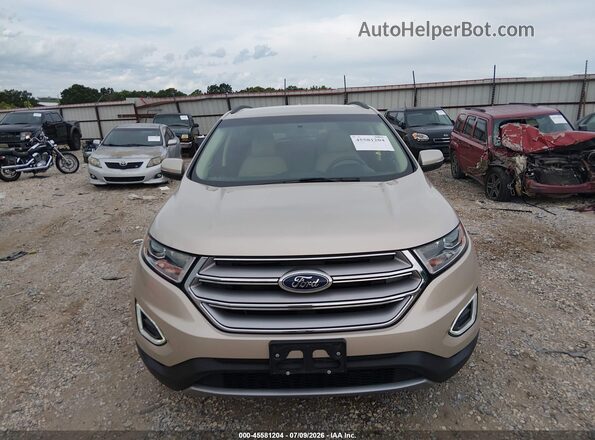 2FMPK3J91JBB09991 2018 FORD EDGE Gold ხელსაწყოთა პანელის ხედი