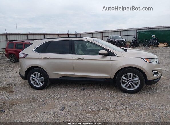 2FMPK3J91JBB09991 2018 FORD EDGE Gold უკანა სალონის ხედი