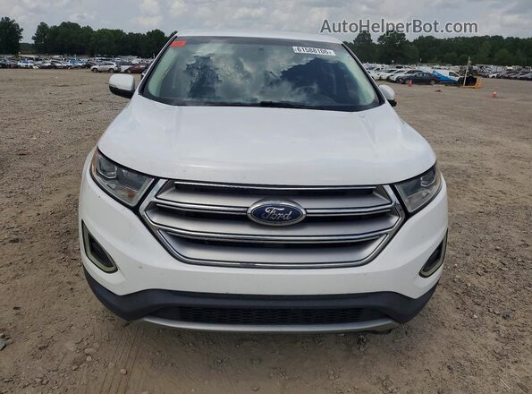 2FMPK3J91JBB23146 2018 FORD EDGE Белый Вид спереди