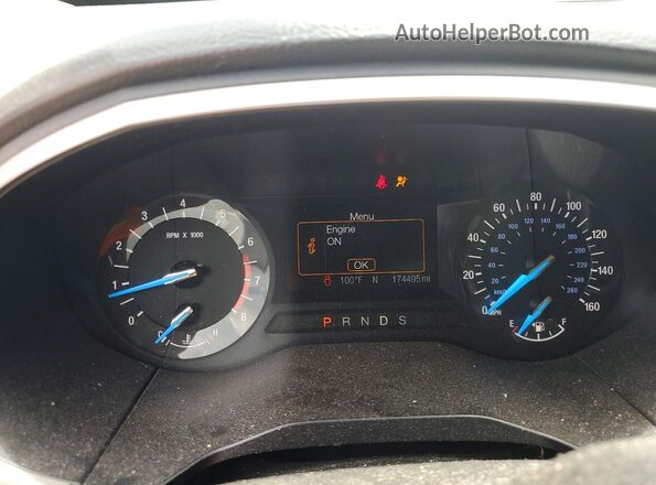 2FMPK3J91JBB23146 2018 FORD EDGE Белый Вид щитка приборов