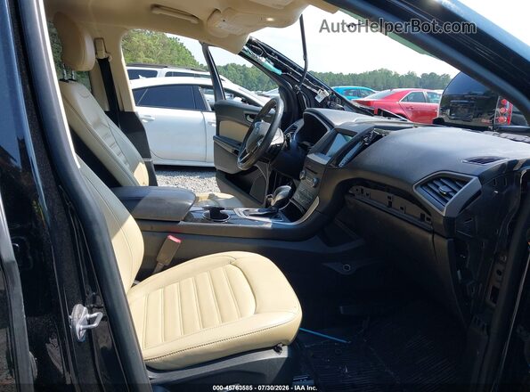2FMPK3J91JBB47916 2018 FORD EDGE Black Front interior view