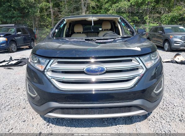 2FMPK3J91JBB47916 2018 FORD EDGE Black Rear interior view