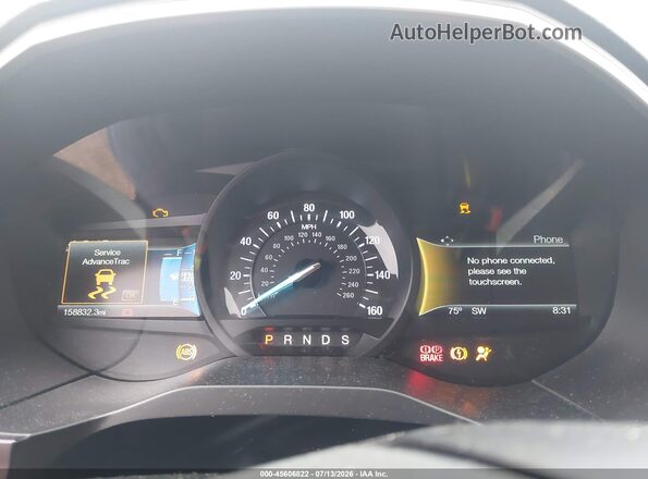 2FMPK3J91JBC18161 2018 FORD EDGE Black Vista de los asientos traseros