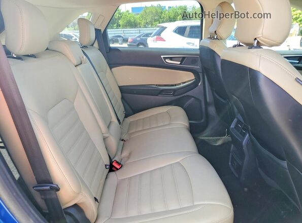 2FMPK3J91JBC25174 2018 FORD EDGE Blue Հետևի նստատեղերի տեսք