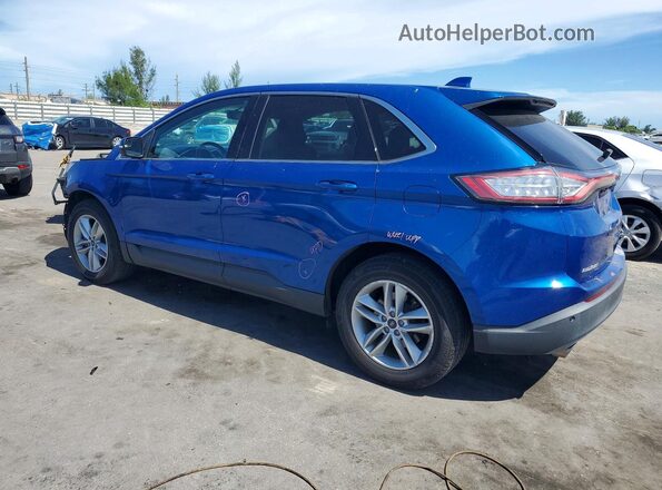 2FMPK3J91JBC25174 2018 FORD EDGE Blue Հետևի ձախ