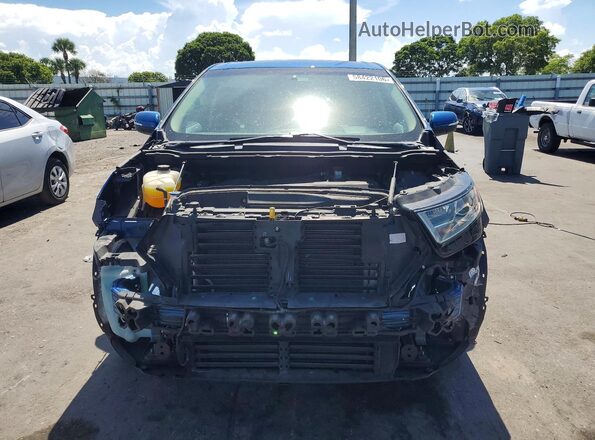 2FMPK3J91JBC25174 2018 FORD EDGE Blue Դիմացի տեսք