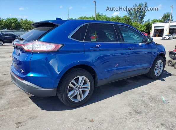 2FMPK3J91JBC25174 2018 FORD EDGE Blue Հետևի աջ