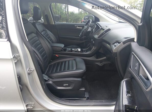 2FMPK3J91KBC58077 2019 FORD EDGE Silver Vista interior delantera