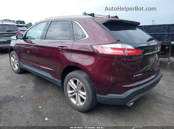 2FMPK3J91LBA84786 2020 FORD EDGE Maroon უკანა მარცხენა