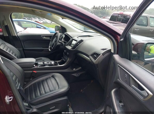 2FMPK3J91LBA84786 2020 FORD EDGE Maroon წინა სალონის ხედი