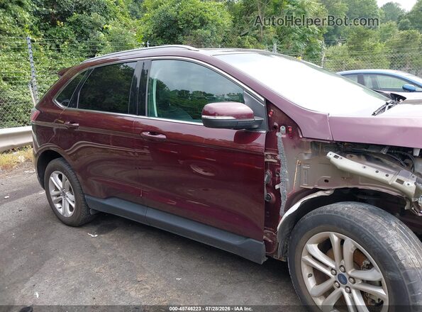 2FMPK3J91LBA84786 2020 FORD EDGE Maroon სალონის 360-გრადუსიანი ხედი