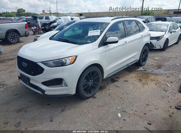 2FMPK3J91MBA64474 2021 FORD EDGE White Առջևի ձախ երեք քառորդ տեսարան