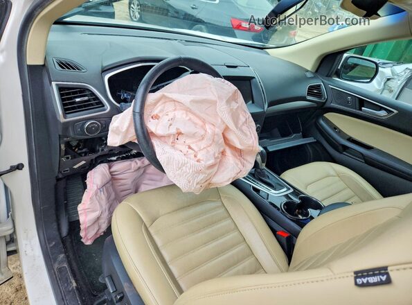 2FMPK3J92GBB74969 2016 FORD EDGE White Dashboard view