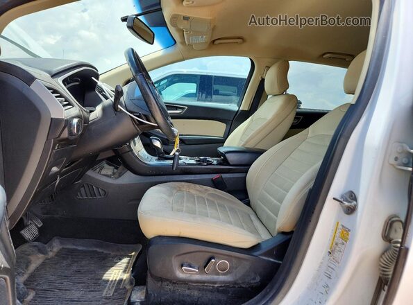 2FMPK3J92HBB88341 2017 FORD EDGE White Widok wnętrza z przodu