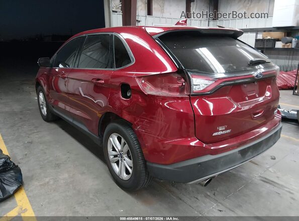 2FMPK3J92JBC01255 2018 FORD EDGE Бордовый Задняя левая четверть