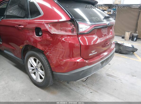 2FMPK3J92JBC01255 2018 FORD EDGE Бордовый Вид спереди