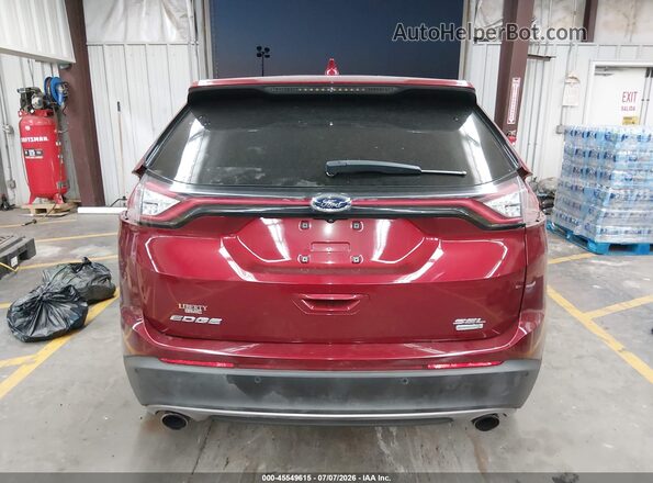 2FMPK3J92JBC01255 2018 FORD EDGE Бордовый 