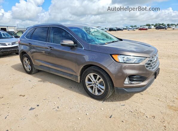 2FMPK3J92KBB36702 2019 FORD EDGE Gray Przód prawy