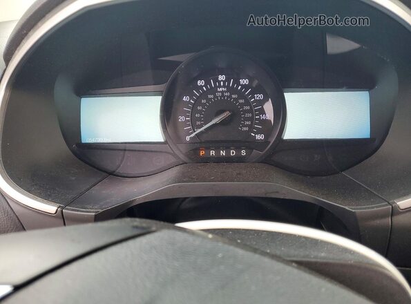 2FMPK3J92KBC35150 2019 FORD EDGE Black ხელსაწყოთა პანელის ხედი