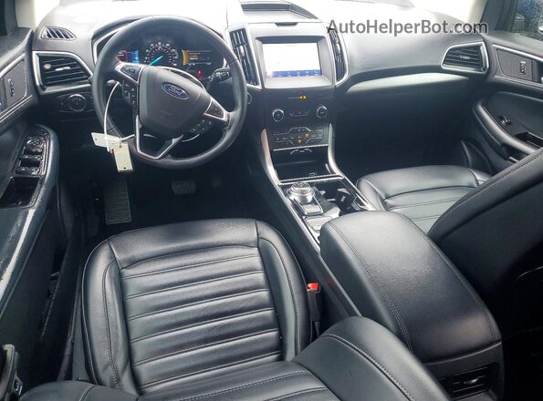 2FMPK3J92LBA11295 2020 FORD EDGE Blue Dashboard view